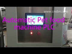 Lini produksi ekstruder sekrup kembar SLG 70 kucing anjing peliharaan sepenuhnya otomatis dengan kontrol plc