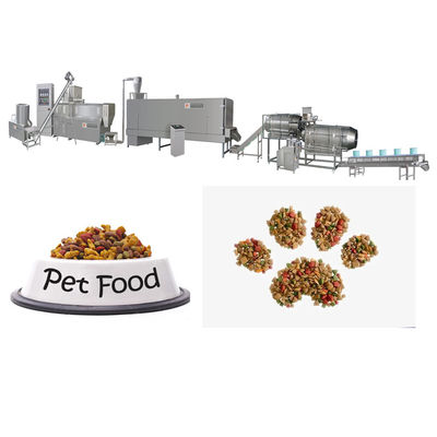 Peralatan pengolahan makanan hewan peliharaan kelas makanan otomatis penuh Desain yang wajar