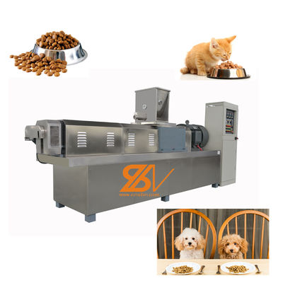 Mesin Ekstruder Makanan Anjing Lini Makanan Hewan Peliharaan
