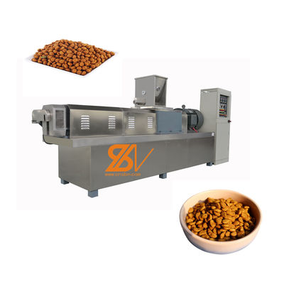 Industri anjing kucing hewan peliharaan Pellet Feed Food Extruder membuat lini produksi