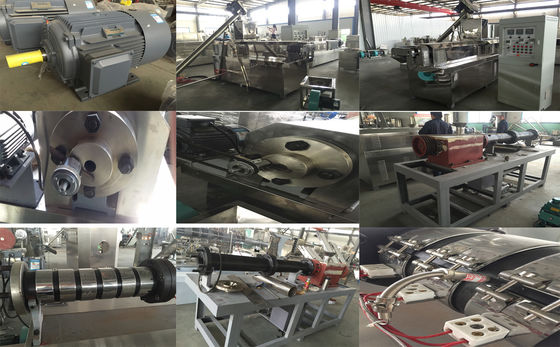 Mesin makanan hewan peliharaan yang sepenuhnya diperluas perusahaan Saibainuo di Cina