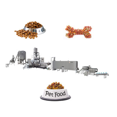 Saibainuo SLG 70 200-250kgh Pet Food Making Machine Fully Automatic