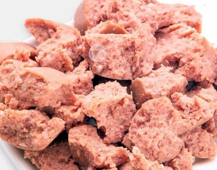 Kapasitas besar 500kg Mesin pemrosesan makanan hewan peliharaan anjing kucing basah