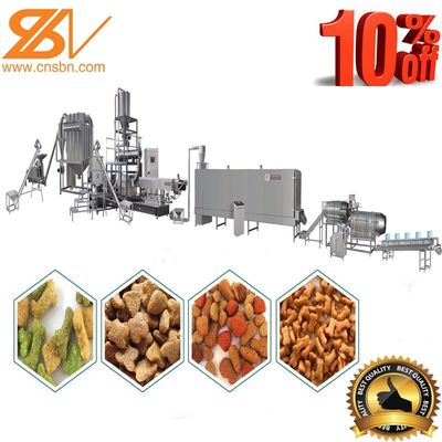 Saibainuo Dry Kibble Dog Food Processing Machine Extruder Line Produksi