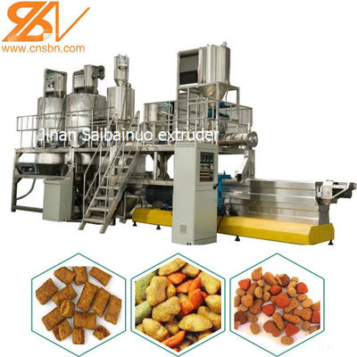 Saibainuo Dry Kibble Dog Food Processing Machine Extruder Line Produksi