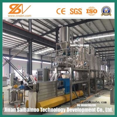 Double Screw Dry Pet Dog Food Extruder / Mesin Pellet Makanan Hewan