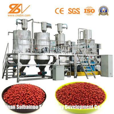 Peralatan Pengolahan Pakan Terapung Tipe Basah Kering / Mesin Pakan Ikan 1-5T/Jam