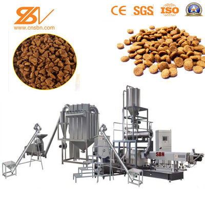 Animal Dog Food Making Machine Dry Method Industrial Twin Screw Extruder Dry System