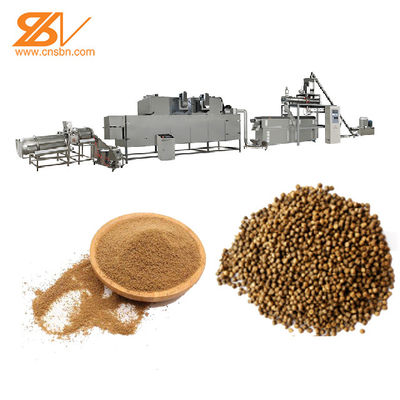 SS304 Extruder Makanan Ikan 200-260kg/Jam Mesin Membuat Makanan Ikan