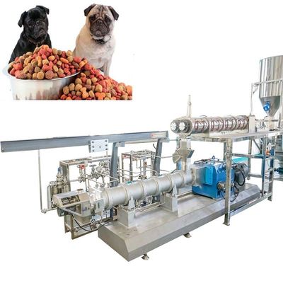 Mesin Pakan Hewan Peliharaan Kering Otomatis Anjing Kucing Ikan Makanan Pellet Snack Food Extruder