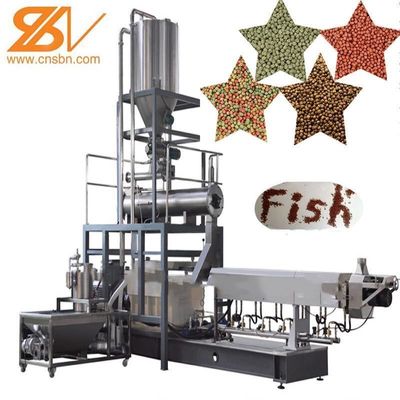 Saibainuo Floating Fish Feed Extruder Dengan Bahan Baja Rustless Dan Inverter ABB