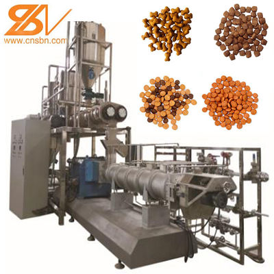 2-3t/H Dry Pet Food Processing Line Mengadopsi bahan baku tepung jagung