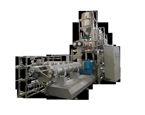 Mesin Pakan Hewan Peliharaan Kering Otomatis Anjing Kucing Ikan Makanan Pellet Snack Food Extruder