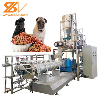 Pabrik Pembuatan Makanan Anjing Peliharaan Stainless Steel 1-6 Ton/Jam